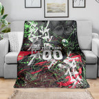 Personalised Penrith Panthers 60th Anniversary Blanket Abstract Graffiti - Dynamic Mascot Illustration 2026