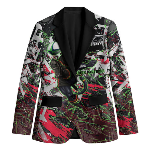 Personalised Penrith Panthers 60th Anniversary Blazer Abstract Graffiti - Dynamic Mascot Illustration 2026