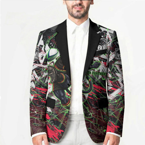 Personalised Penrith Panthers 60th Anniversary Blazer Abstract Graffiti - Dynamic Mascot Illustration 2026