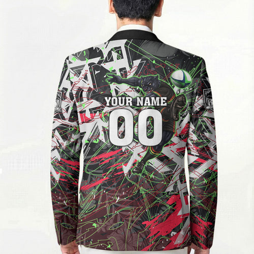 Personalised Penrith Panthers 60th Anniversary Blazer Abstract Graffiti - Dynamic Mascot Illustration 2026