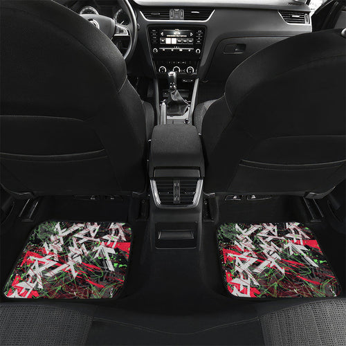 Personalised Penrith Panthers 60th Anniversary Car Mats Abstract Graffiti - Dynamic Mascot Illustration 2026