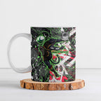 Personalised Penrith Panthers 60th Anniversary Ceramic Mug Abstract Graffiti - Dynamic Mascot Illustration 2026