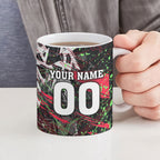 Personalised Penrith Panthers 60th Anniversary Ceramic Mug Abstract Graffiti - Dynamic Mascot Illustration 2026