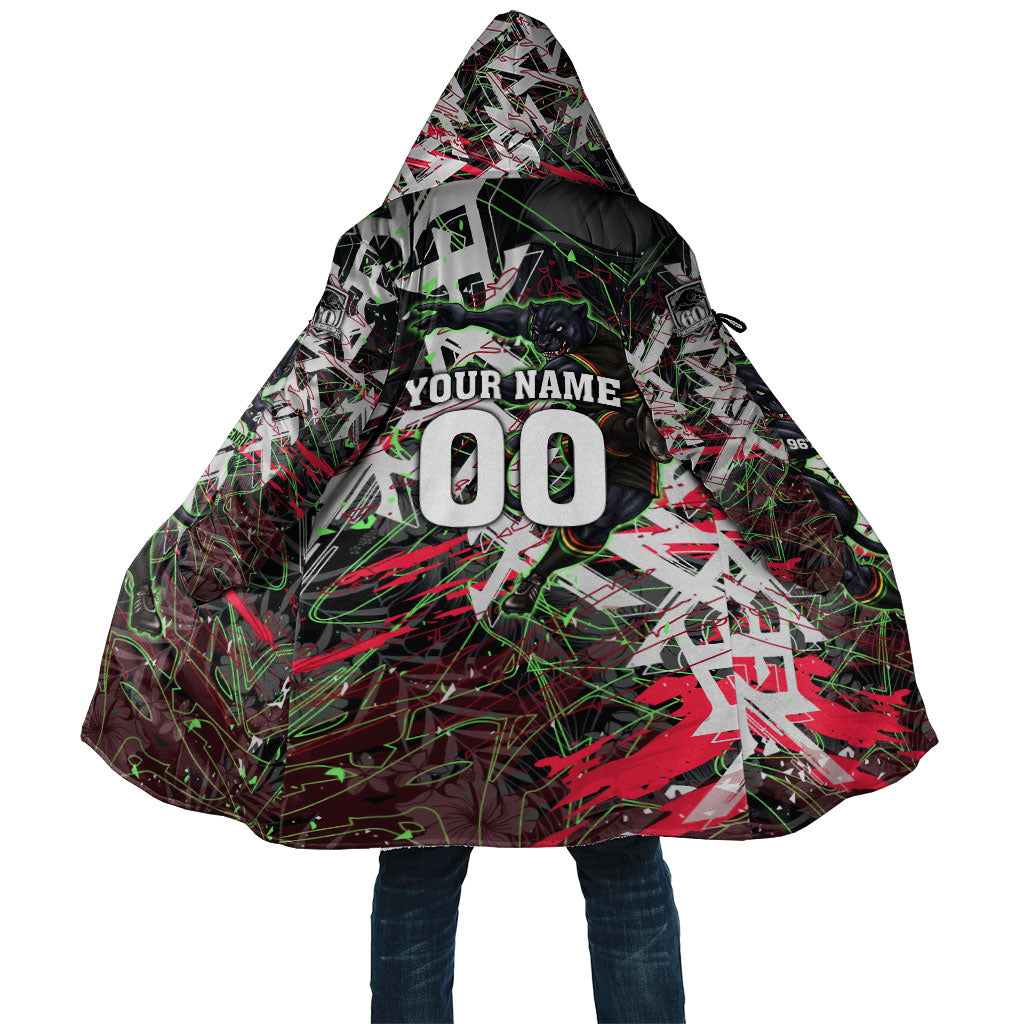 Personalised Penrith Panthers 60th Anniversary Cloak Abstract Graffiti - Dynamic Mascot Illustration 2026