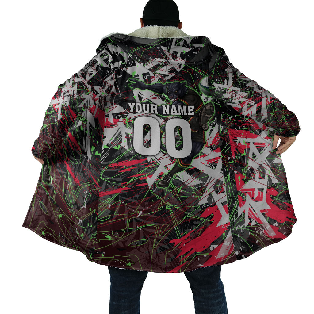 Personalised Penrith Panthers 60th Anniversary Cloak Abstract Graffiti - Dynamic Mascot Illustration 2026