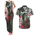 Personalised Penrith Panthers 60th Anniversary Couples Matching Tank Maxi Dress and Hawaiian Shirt Abstract Graffiti - Dynamic Mascot Illustration 2026
