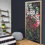 Personalised Penrith Panthers 60th Anniversary Door Cover Abstract Graffiti - Dynamic Mascot Illustration 2026