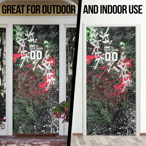 Personalised Penrith Panthers 60th Anniversary Door Cover Abstract Graffiti - Dynamic Mascot Illustration 2026
