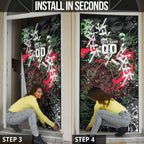 Personalised Penrith Panthers 60th Anniversary Door Cover Abstract Graffiti - Dynamic Mascot Illustration 2026