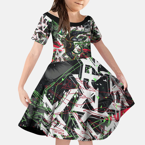 Personalised Penrith Panthers 60th Anniversary Family Matching Puletasi and Hawaiian Shirt Abstract Graffiti - Dynamic Mascot Illustration 2026