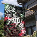 Personalised Penrith Panthers 60th Anniversary Garden Flag Abstract Graffiti - Dynamic Mascot Illustration 2026