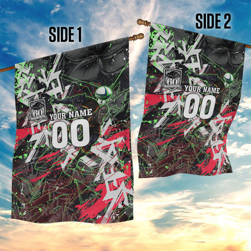 Personalised Penrith Panthers 60th Anniversary Garden Flag Abstract Graffiti - Dynamic Mascot Illustration 2026