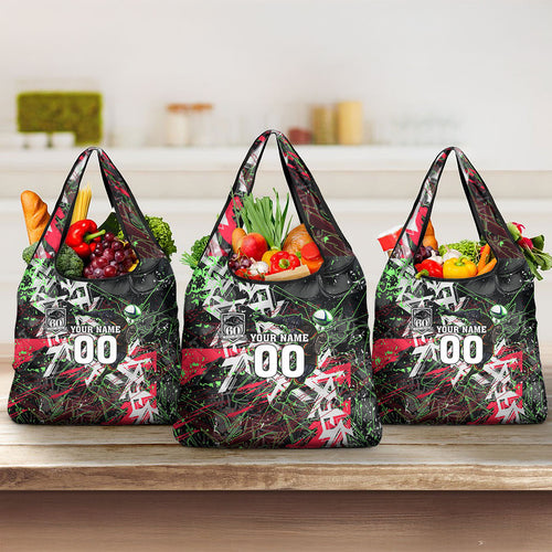 Personalised Penrith Panthers 60th Anniversary Grocery Bag Abstract Graffiti - Dynamic Mascot Illustration 2026