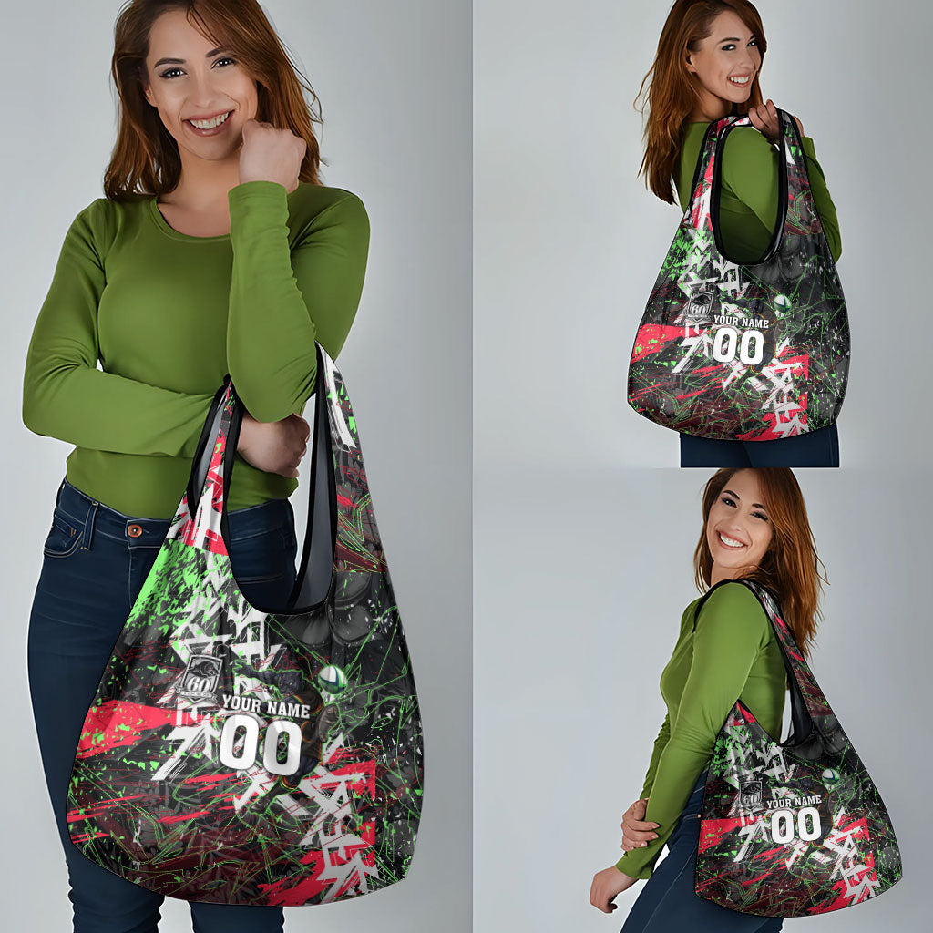 Personalised Penrith Panthers 60th Anniversary Grocery Bag Abstract Graffiti - Dynamic Mascot Illustration 2026