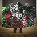 Personalised Penrith Panthers 60th Anniversary Hooded Blanket Abstract Graffiti - Dynamic Mascot Illustration 2026