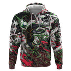 Personalised Penrith Panthers 60th Anniversary Hoodie Abstract Graffiti - Dynamic Mascot Illustration 2026