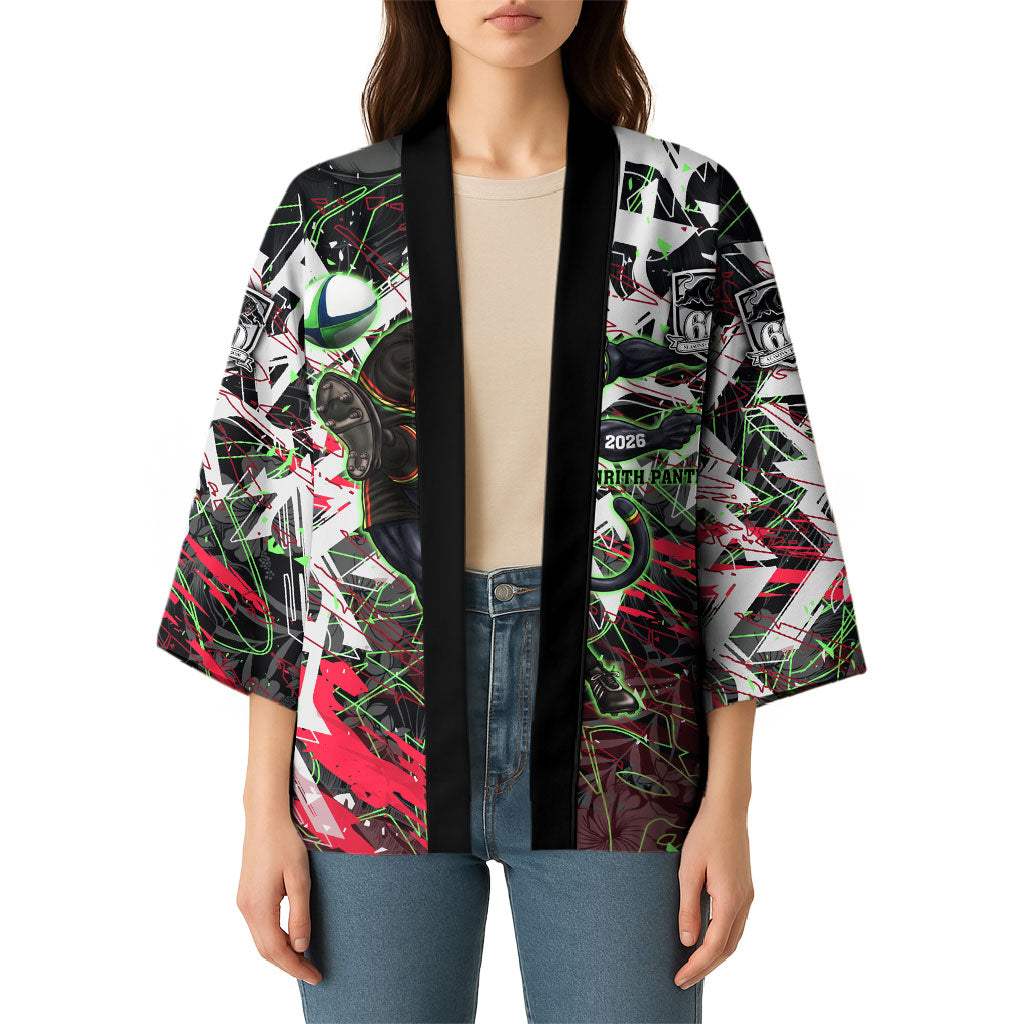 Personalised Penrith Panthers 60th Anniversary Kimono Abstract Graffiti - Dynamic Mascot Illustration 2026