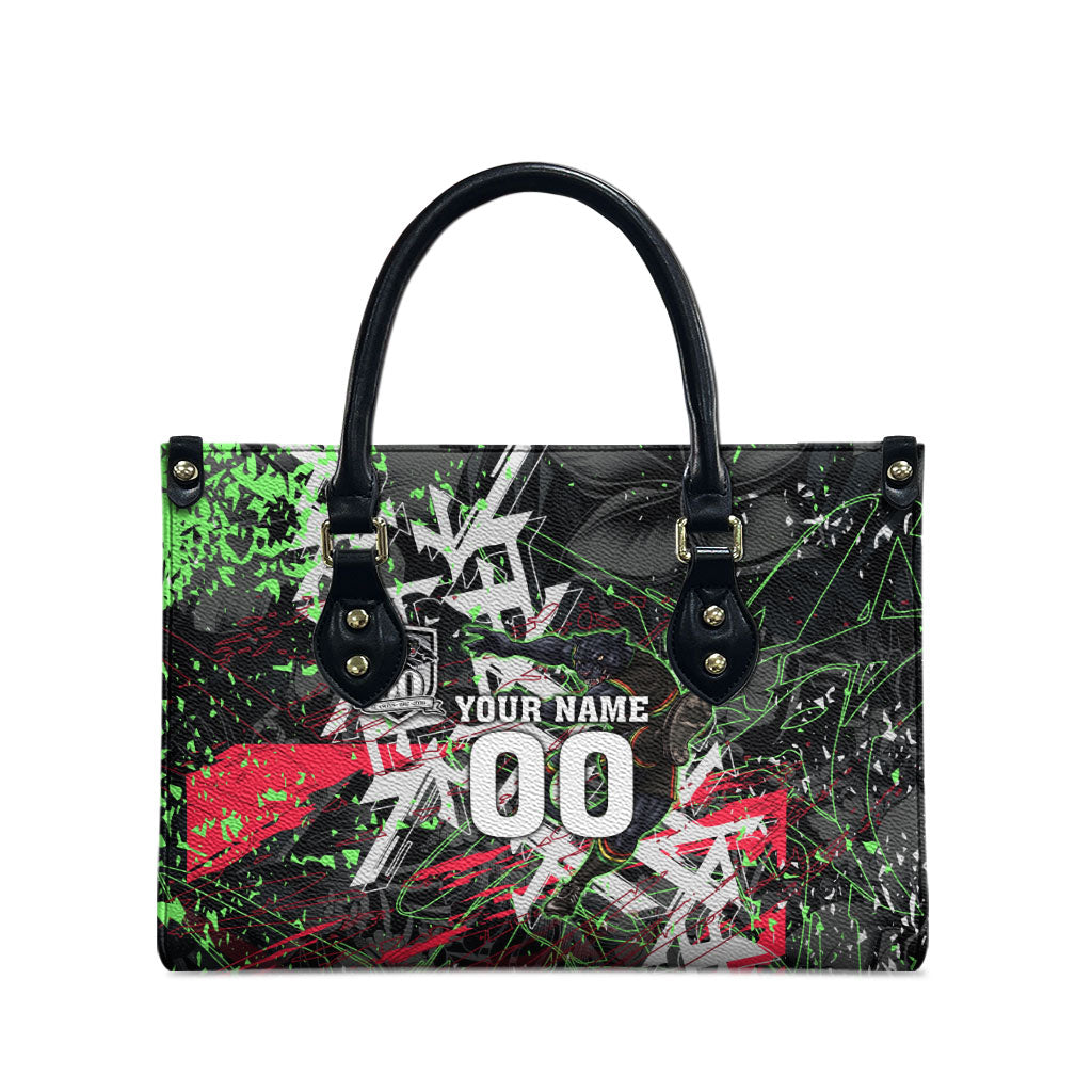 Personalised Penrith Panthers 60th Anniversary Leather Bag Abstract Graffiti - Dynamic Mascot Illustration 2026