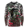 Personalised Penrith Panthers 60th Anniversary Long Sleeve Shirt Abstract Graffiti - Dynamic Mascot Illustration 2026