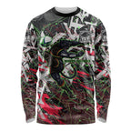 Personalised Penrith Panthers 60th Anniversary Long Sleeve Shirt Abstract Graffiti - Dynamic Mascot Illustration 2026