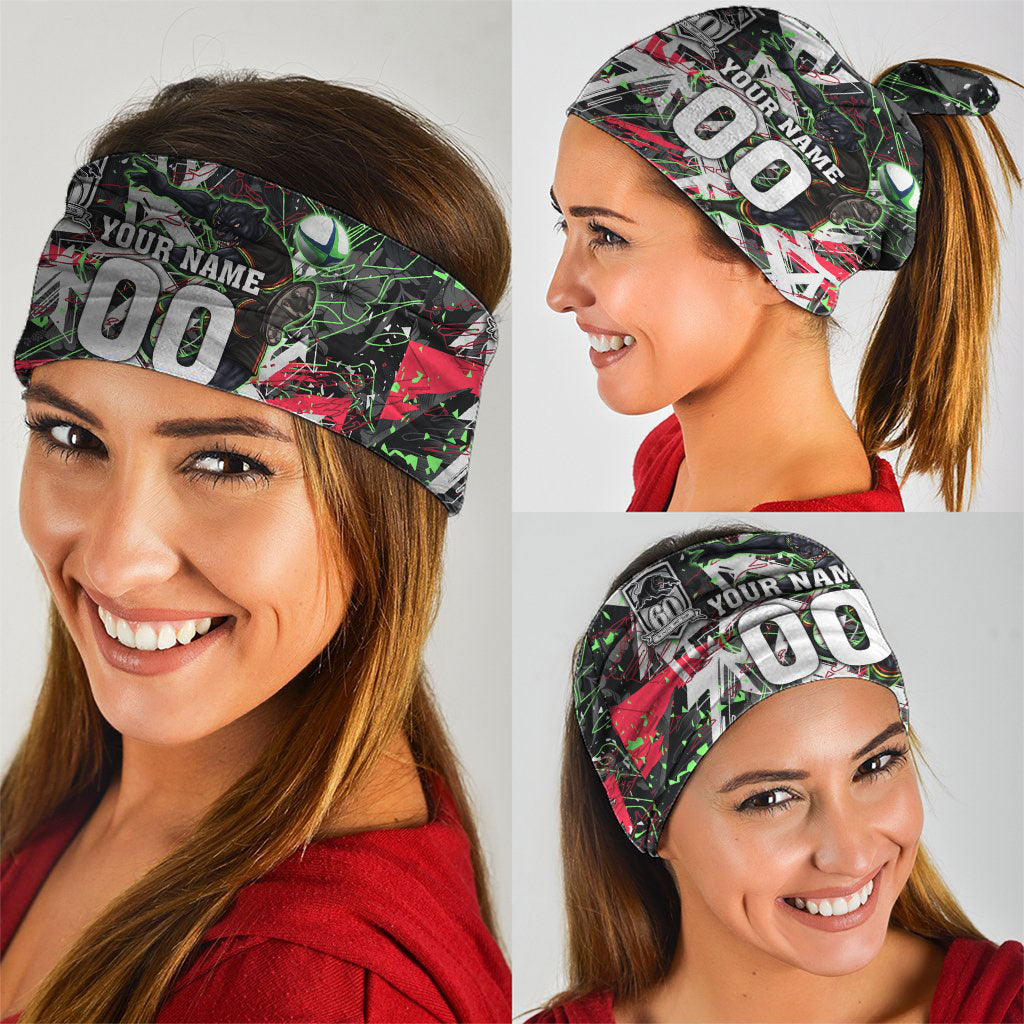 Personalised Penrith Panthers 60th Anniversary Neck Gaiter Abstract Graffiti - Dynamic Mascot Illustration 2026