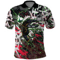 Personalised Penrith Panthers 60th Anniversary Polo Shirt Abstract Graffiti - Dynamic Mascot Illustration 2026