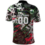 Personalised Penrith Panthers 60th Anniversary Polo Shirt Abstract Graffiti - Dynamic Mascot Illustration 2026