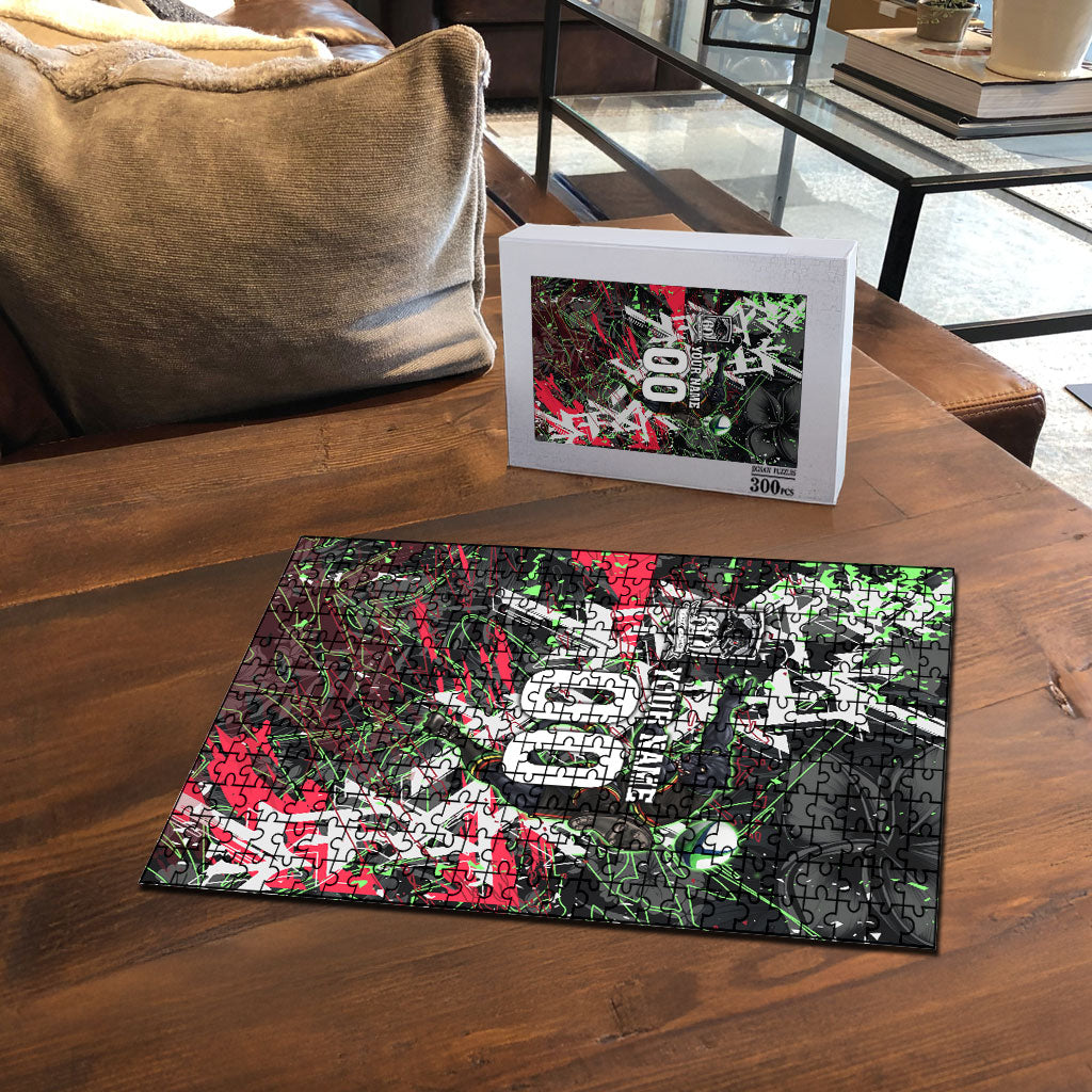 Personalised Penrith Panthers 60th Anniversary Puzzle Abstract Graffiti - Dynamic Mascot Illustration 2026