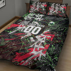 Personalised Penrith Panthers 60th Anniversary Quilt Bed Set Abstract Graffiti - Dynamic Mascot Illustration 2026