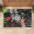 Personalised Penrith Panthers 60th Anniversary Rubber Doormat Abstract Graffiti - Dynamic Mascot Illustration 2026
