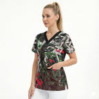 Personalised Penrith Panthers 60th Anniversary Scrub Top Abstract Graffiti - Dynamic Mascot Illustration 2026