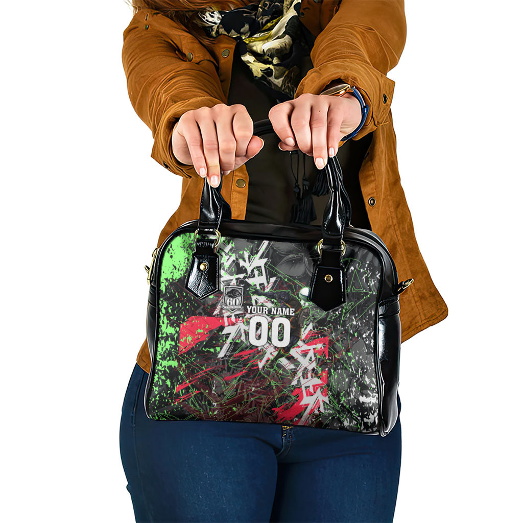 Personalised Penrith Panthers 60th Anniversary Shoulder Handbag Abstract Graffiti - Dynamic Mascot Illustration 2026