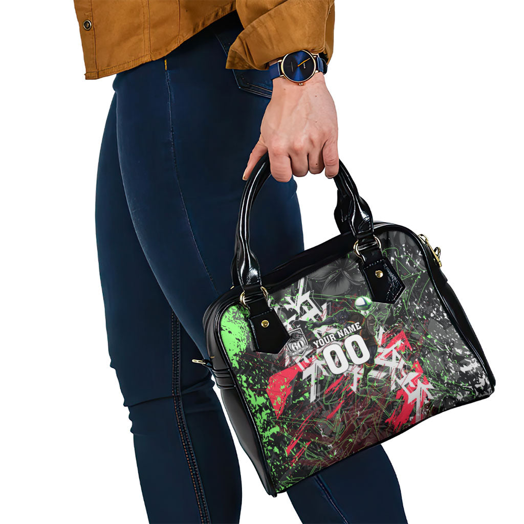 Personalised Penrith Panthers 60th Anniversary Shoulder Handbag Abstract Graffiti - Dynamic Mascot Illustration 2026