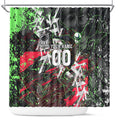 Personalised Penrith Panthers 60th Anniversary Shower Curtain Abstract Graffiti - Dynamic Mascot Illustration 2026
