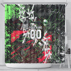 Personalised Penrith Panthers 60th Anniversary Shower Curtain Abstract Graffiti - Dynamic Mascot Illustration 2026