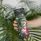 Personalised Penrith Panthers 60th Anniversary Skinny Tumbler Abstract Graffiti - Dynamic Mascot Illustration 2026