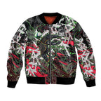 Personalised Penrith Panthers 60th Anniversary Sleeve Zip Bomber Jacket Abstract Graffiti - Dynamic Mascot Illustration 2026