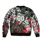 Personalised Penrith Panthers 60th Anniversary Sleeve Zip Bomber Jacket Abstract Graffiti - Dynamic Mascot Illustration 2026