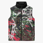 Personalised Penrith Panthers 60th Anniversary Sleeveless Puffer Jacket Abstract Graffiti - Dynamic Mascot Illustration 2026