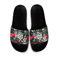 Personalised Penrith Panthers 60th Anniversary Slide Sandals Abstract Graffiti - Dynamic Mascot Illustration 2026