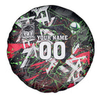 Personalised Penrith Panthers 60th Anniversary Spare Tire Cover Abstract Graffiti - Dynamic Mascot Illustration 2026