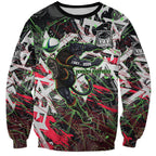 Personalised Penrith Panthers 60th Anniversary Sweatshirt Abstract Graffiti - Dynamic Mascot Illustration 2026