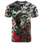 Personalised Penrith Panthers 60th Anniversary T Shirt Abstract Graffiti - Dynamic Mascot Illustration 2026