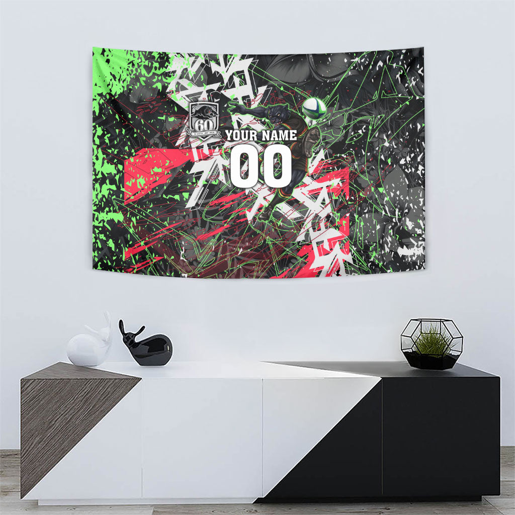 Personalised Penrith Panthers 60th Anniversary Tapestry Abstract Graffiti - Dynamic Mascot Illustration 2026