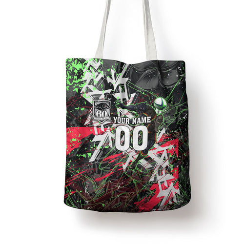 Personalised Penrith Panthers 60th Anniversary Tote Bag Abstract Graffiti - Dynamic Mascot Illustration 2026
