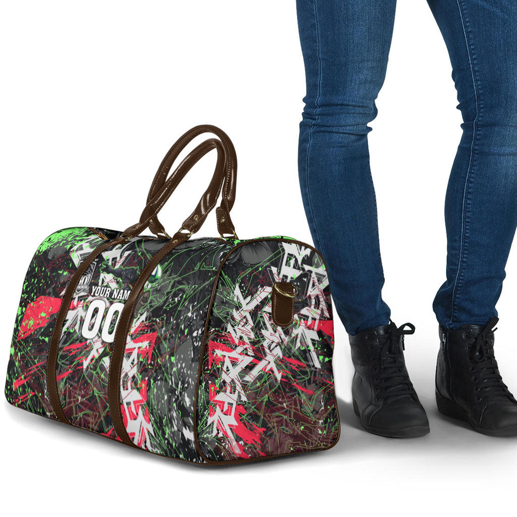 Personalised Penrith Panthers 60th Anniversary Travel Bag Abstract Graffiti - Dynamic Mascot Illustration 2026