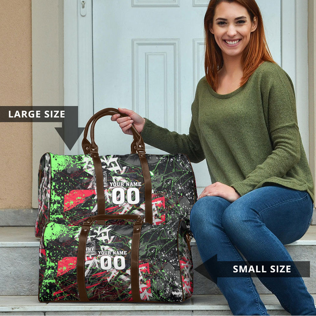 Personalised Penrith Panthers 60th Anniversary Travel Bag Abstract Graffiti - Dynamic Mascot Illustration 2026
