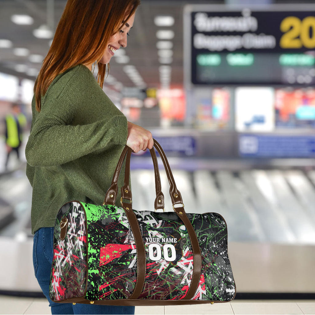 Personalised Penrith Panthers 60th Anniversary Travel Bag Abstract Graffiti - Dynamic Mascot Illustration 2026