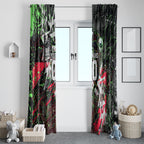 Personalised Penrith Panthers 60th Anniversary Window Curtain Abstract Graffiti - Dynamic Mascot Illustration 2026