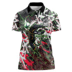Personalised Penrith Panthers 60th Anniversary Women Polo Shirt Abstract Graffiti - Dynamic Mascot Illustration 2026